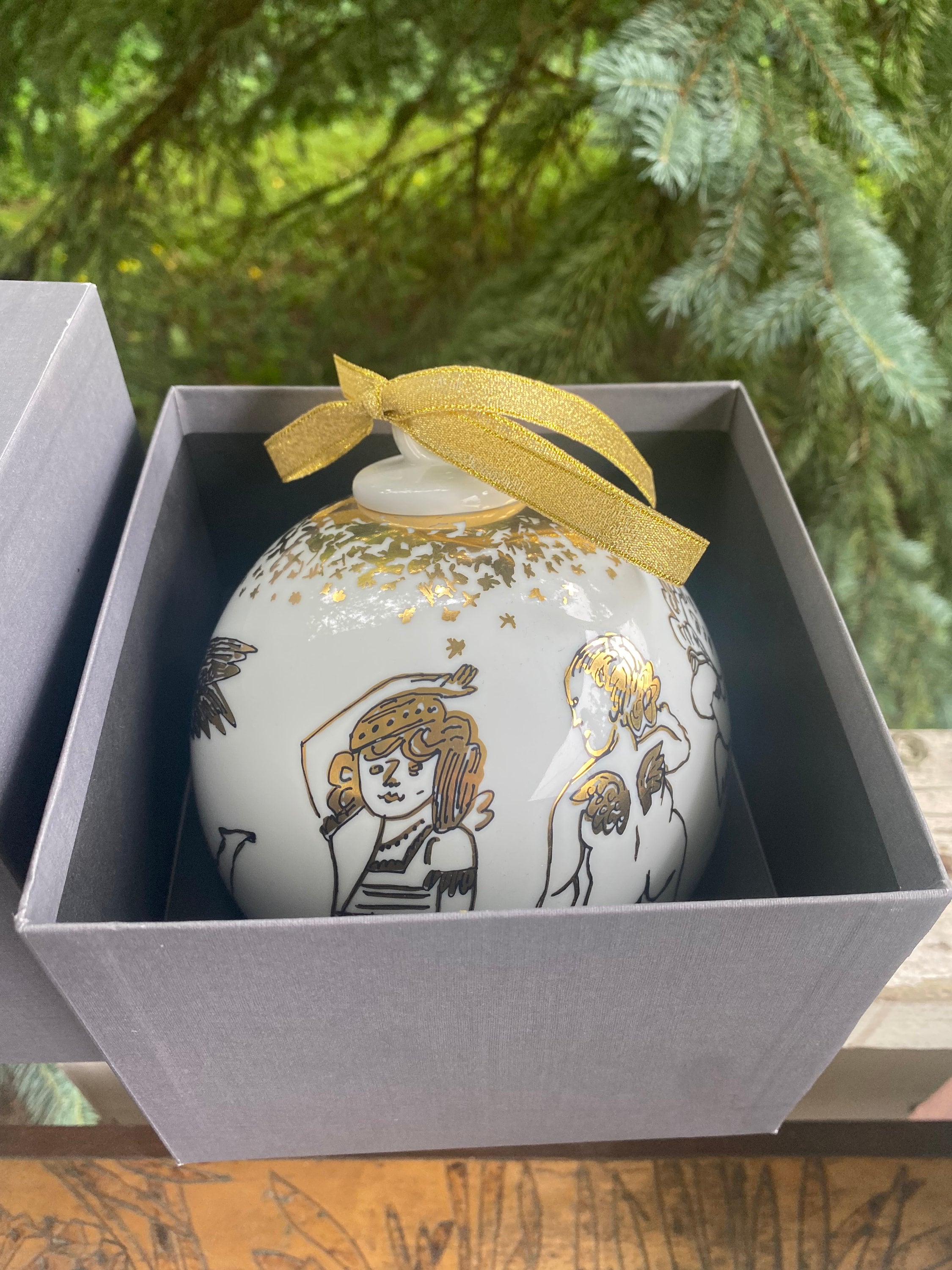 [希少] Andy Warhol Golden Angel Rosenthal Andy Warhol Golden Angels Rosenthal Porcelain Christmas