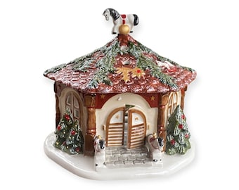 Villeroy & Boch Nostalgic Village Carousel Workshop Original Packaging