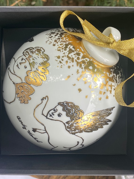 [希少] Andy Warhol Golden Angel Rosenthal Andy Warhol Golden Angels Rosenthal Porcelain Christmas