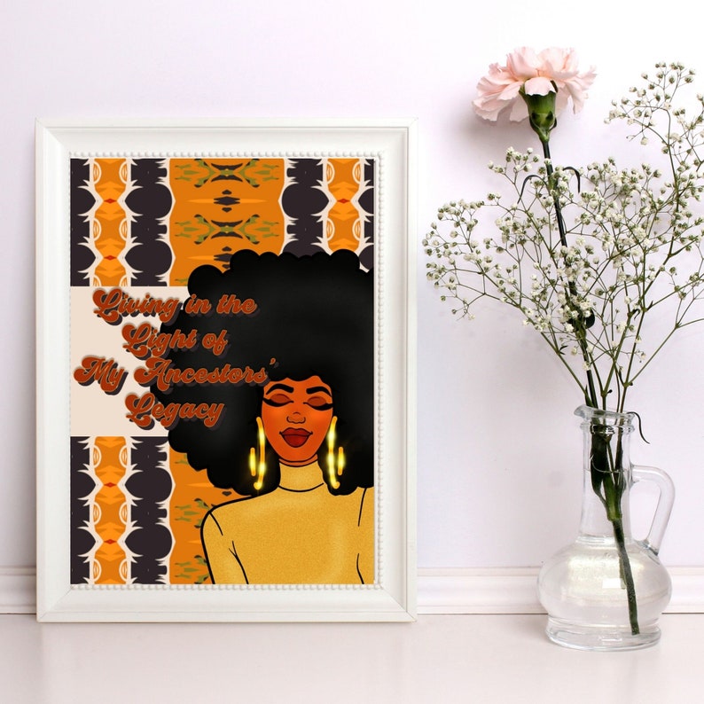 African American Printable Stationery Set Digital Journal - Etsy