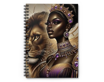 Royal Lioness Sprial Journal