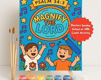 Psalm 34: 3 Vergrößere den Herrn