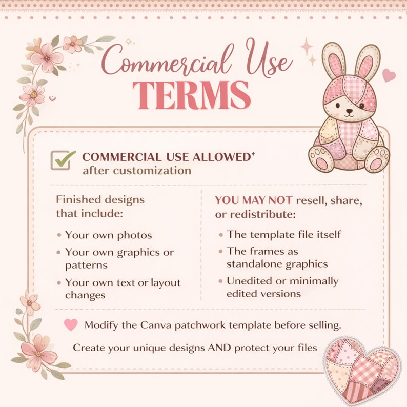 Easter Patchwork Frames Canva Template, Editable Christian Drag and Drop Photo, Quilt Style Bunny, Cross, Flower, Bible & Heart Shapes image 4