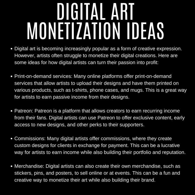 Ways to monetize your AI Art