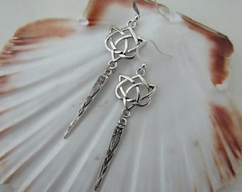 Celtic Viking Earrings - Spike Gothic