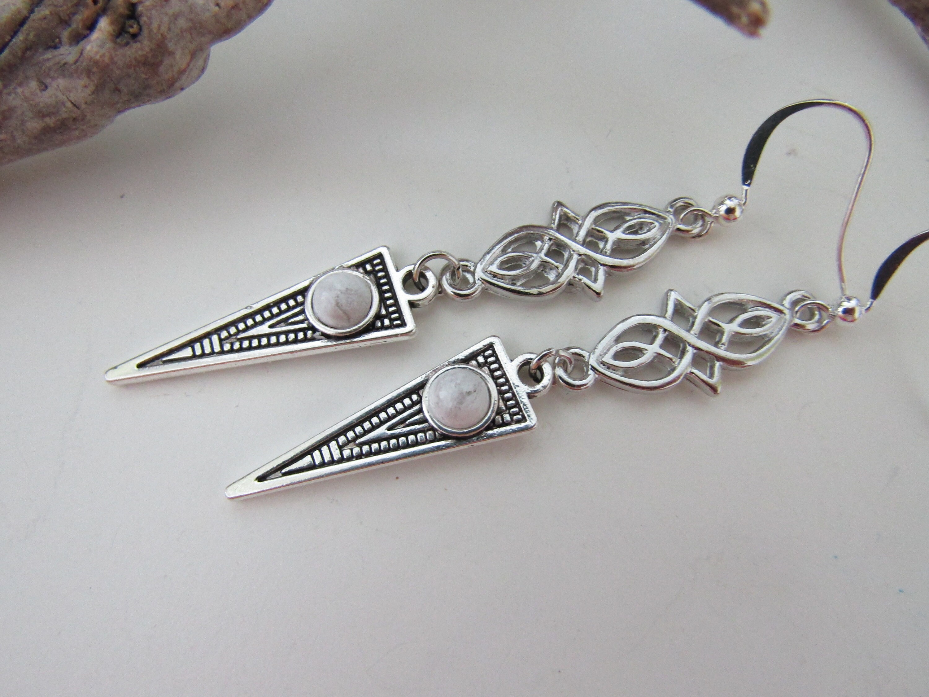 Celtic Viking Style Earrings Lagertha Shield Maiden Pagan - Etsy UK