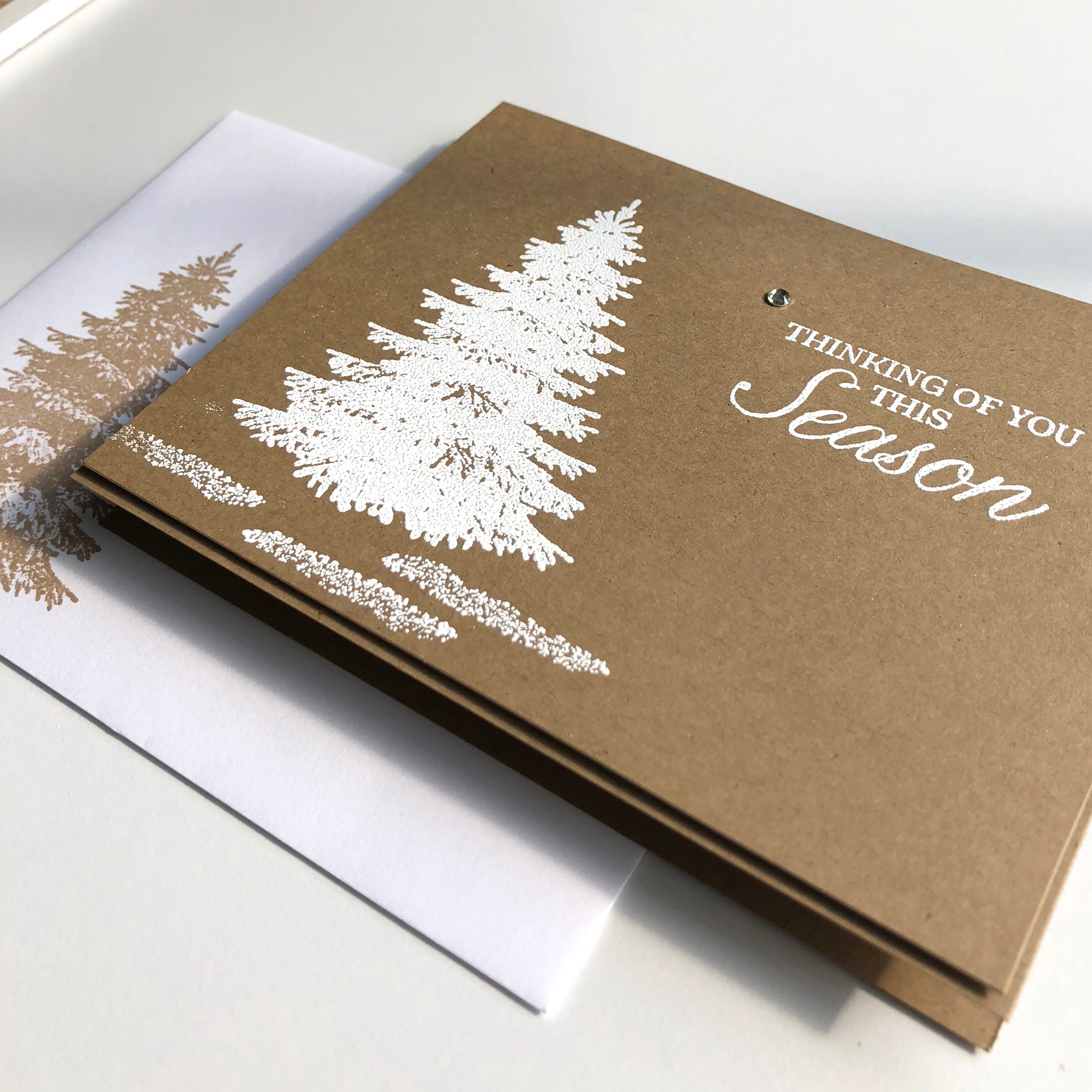DIY Card Kit | Handmade Card Kit |stamped Card Kit | Christmas Card Kit ...