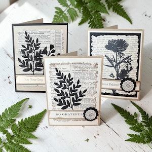 DIY Botanical Floral Card Kit | Stampin Up Materials (3 Cards)