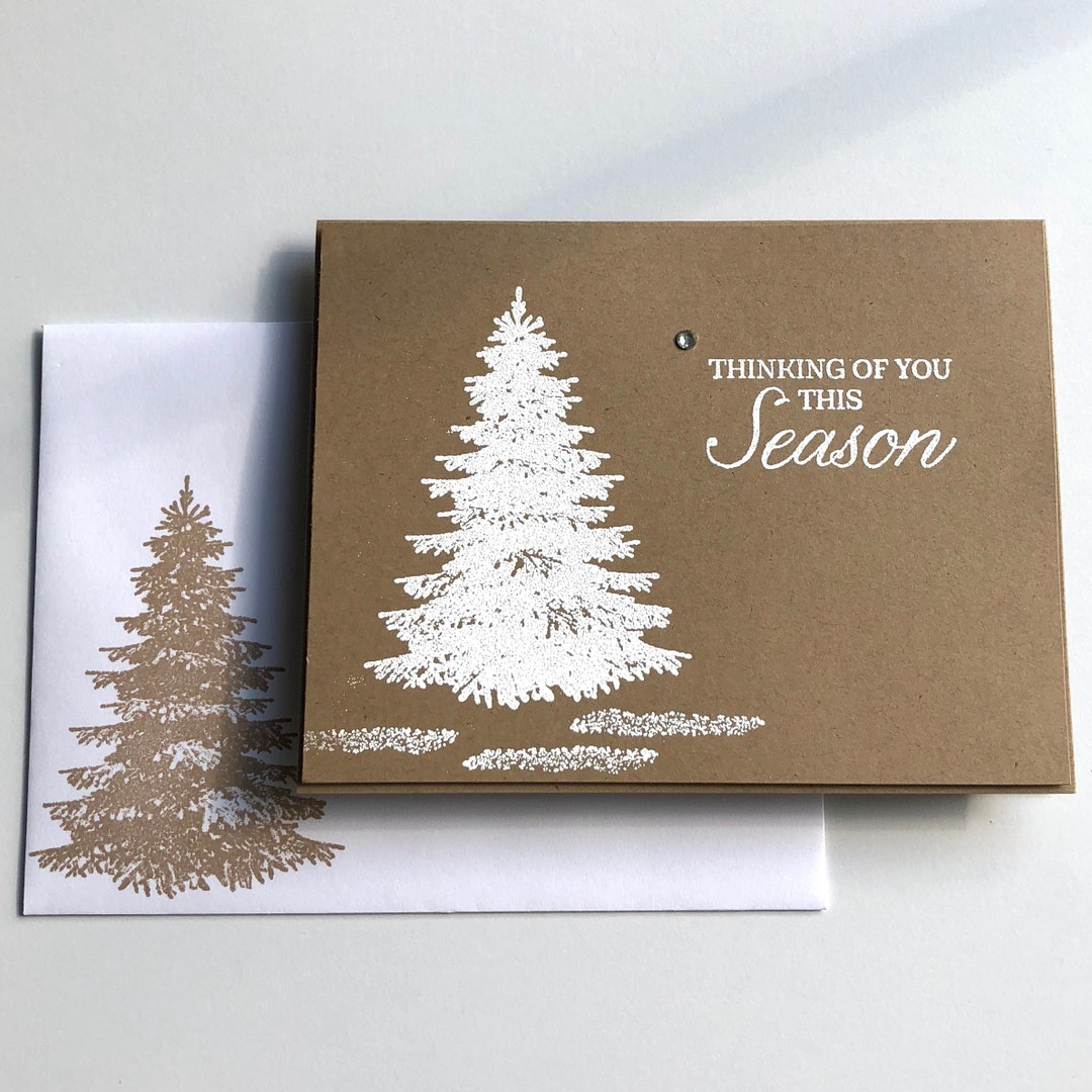 DIY Card Kit | Handmade Card Kit |stamped Card Kit | Christmas Card Kit ...