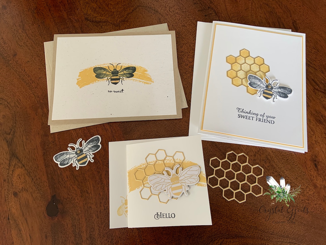 DIY Card Kit | Handmade Card Kit | Stampin Up! Kit | Floral Card Kit ...