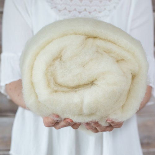 1 Lb. Core Wool Batting for Needle Felting Wet Felting or Etsy