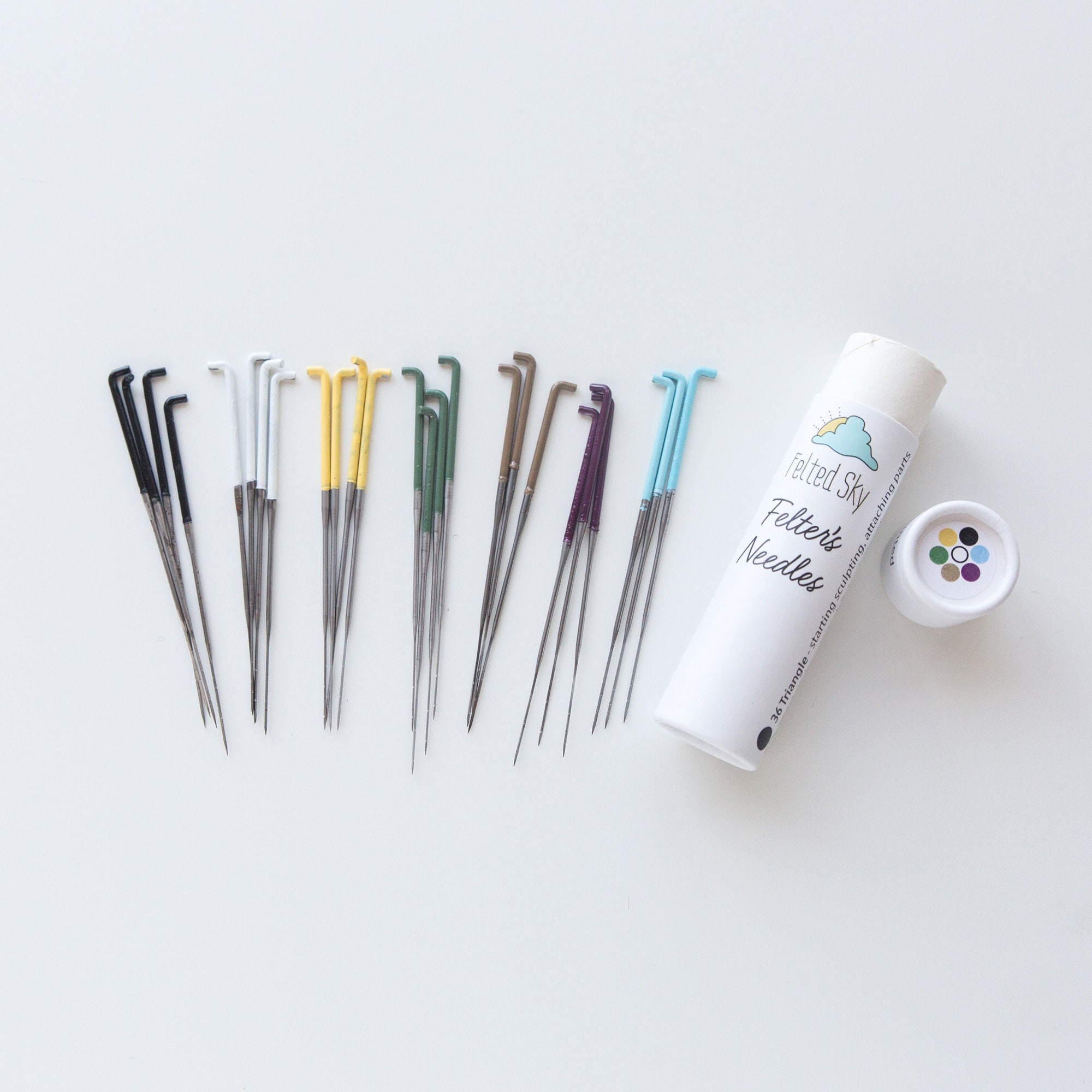 Variety Pack Of Needles For Needle Felting, Seven Sizes Sampler, 36