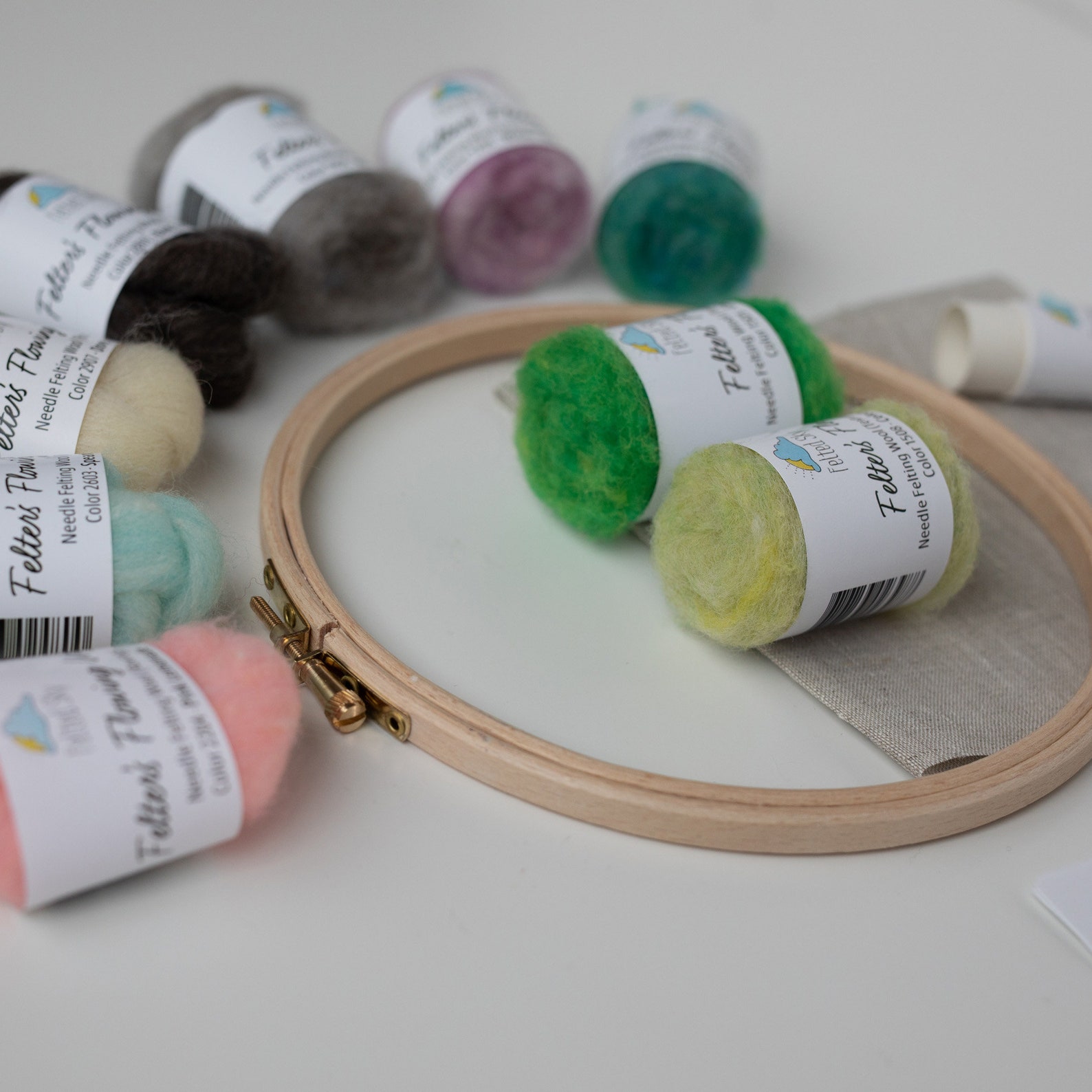 Cherry Blossoms Needle Felting Kit Beginner Friendly Etsy