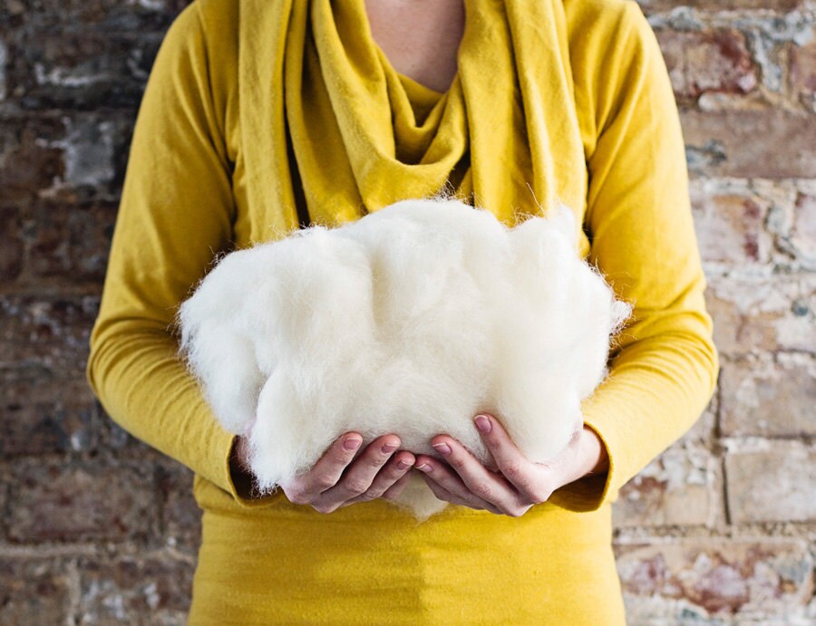 4 oz. Core Wool Batting For Needle Felting or Wet Felting or Etsy