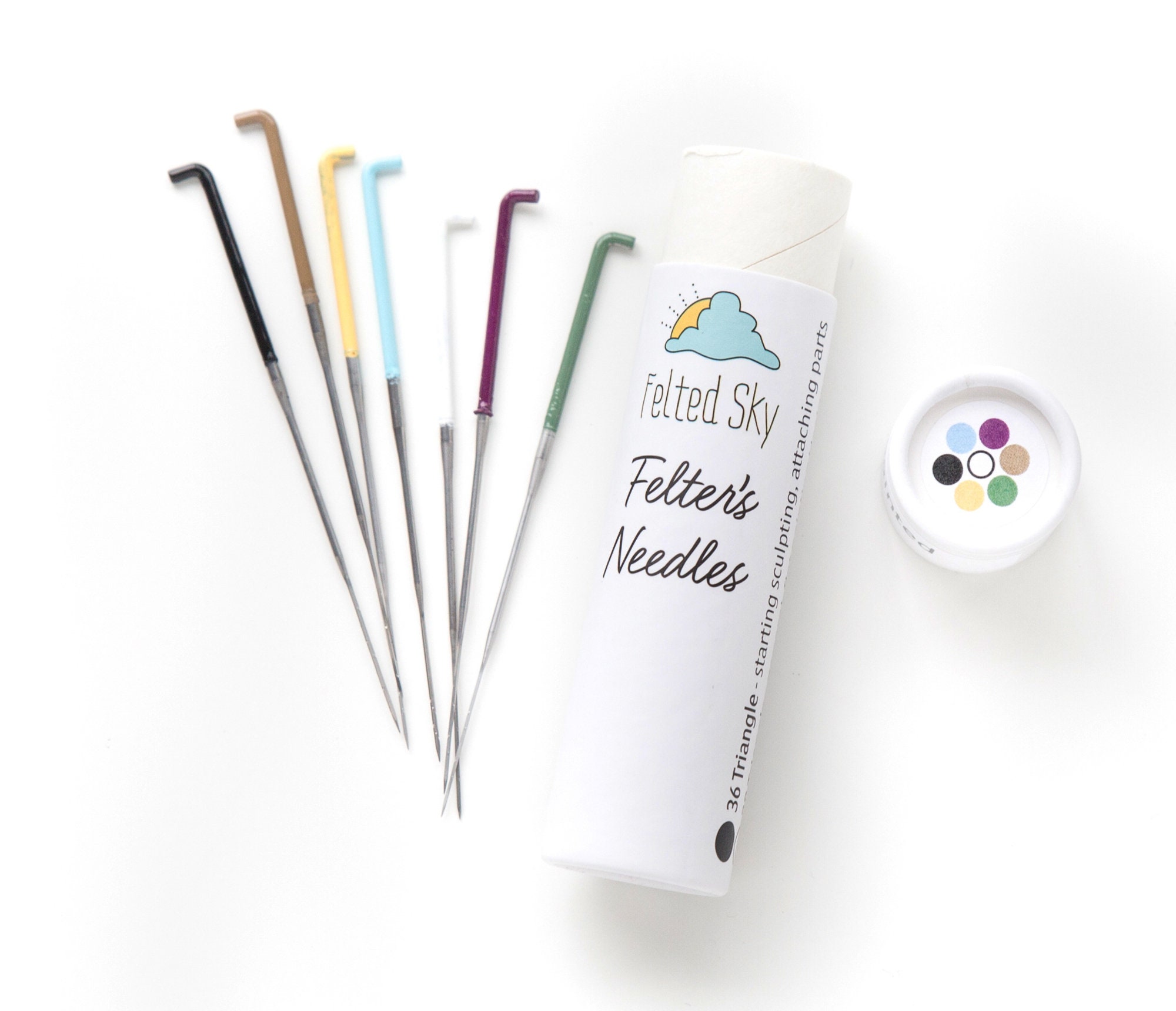 Variety Pack Of Needles For Needle Felting, Seven Sizes Sampler, 36