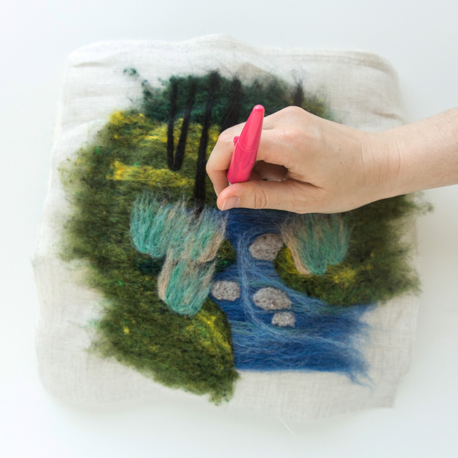 Clover Pen Style Needle Felting Tool Holds 3 Needles Use Etsy