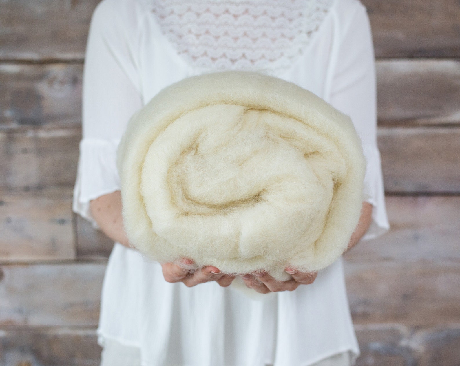 1 Lb. Core Wool Batting for Needle Felting, Wet Felting or Natural ...