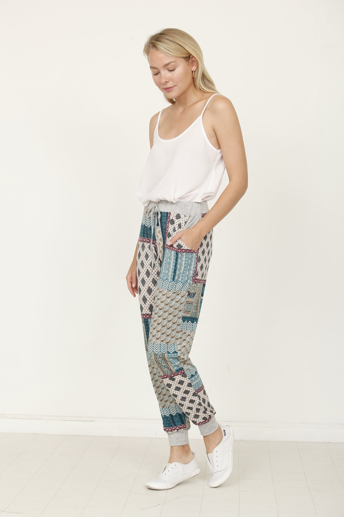 quilted jogger set