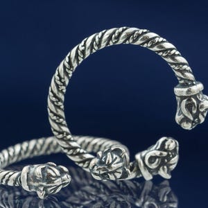 Sterling Silver Celtic Cat Adjustable Ring - Irish Knotted Design