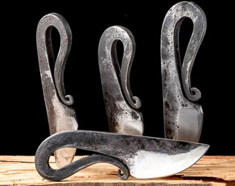 GRIM small forged VIKING neck KNIFE Vikings Norse Historical Medieval Middle Ages Pagan Re-enactment Neck Replica Swedish Iceland Wiking Sca