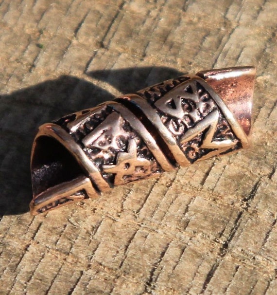 Viking Viking Bronze Rune Beard Kit 