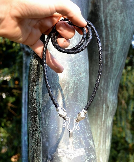 THOR HAMMER Viking Sterling Silver Pendant Denmark Necklace Pagan