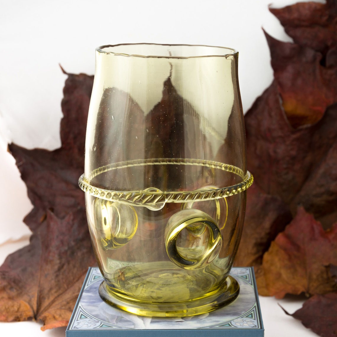 Replica of Viking Glass Cup Historical Glass Goblet Handmade Etsy