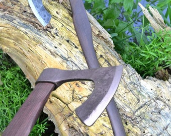 Hand Forged Medieval Viking Axe