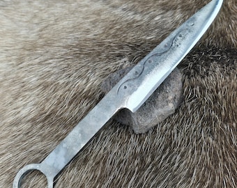 Hand-Forged Celtic Spring Steel Knife