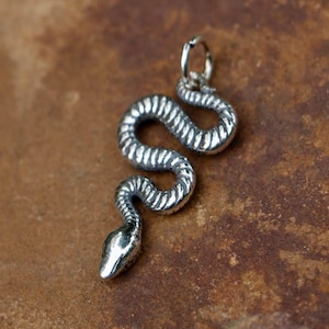 Sterling Silver Snake Earrings