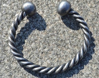Hand-Forged Steel Bracelet