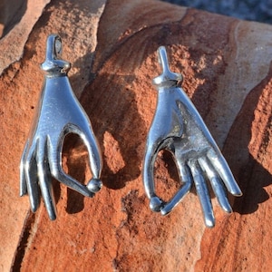 ROMAN Silver Hand Pendant Ancient Rome Jewelry Jewellery Antique Antica Antiquity