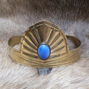 Antike Krone mit Glas Messing Rom Römisch Griechisch Griechenland Diademe Tiara Einstellbar Historisches Altertum Reenactment Kostüm Outfit