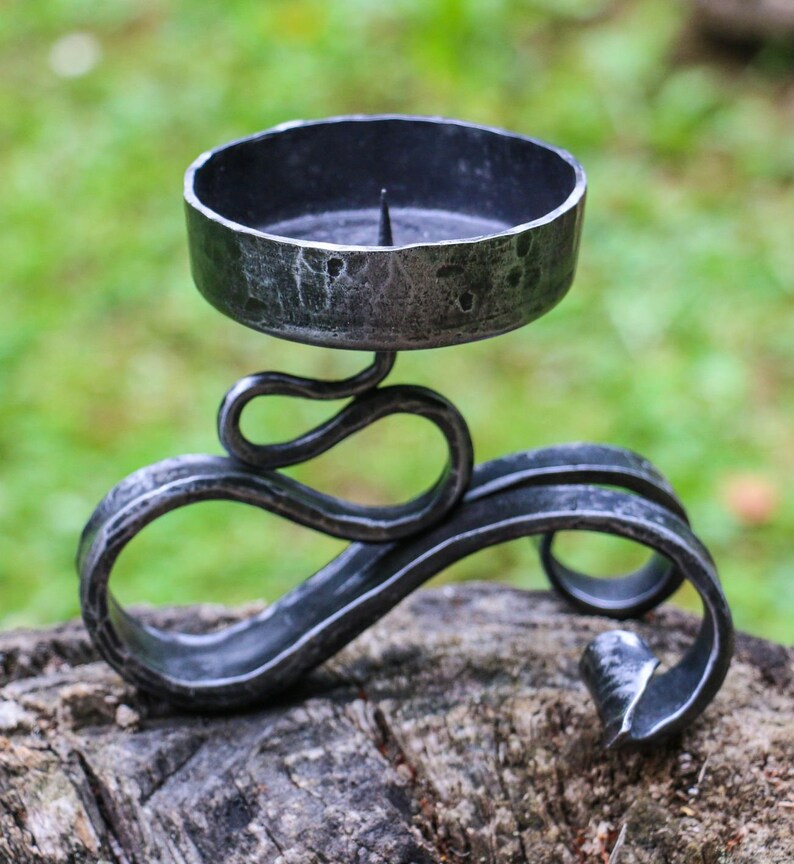 Candle Holder Candlestick Blacksmith Holders Home House Etsy
