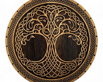 Wooden Wall Art - Tree of Life - Celtic Mythology Oak Wall Decor