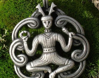 CERNUNNOS Celtic Forest GOD PENDANT Cernunn Kernunn Kernunnos Herne Necklace Amulet Talisman