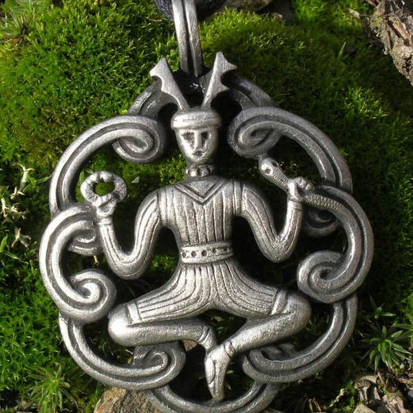 CERNUNNOS Celtic Forest GOD PENDANT Cernunn Kernunn Kernunnos Herne Necklace Amulet Talisman