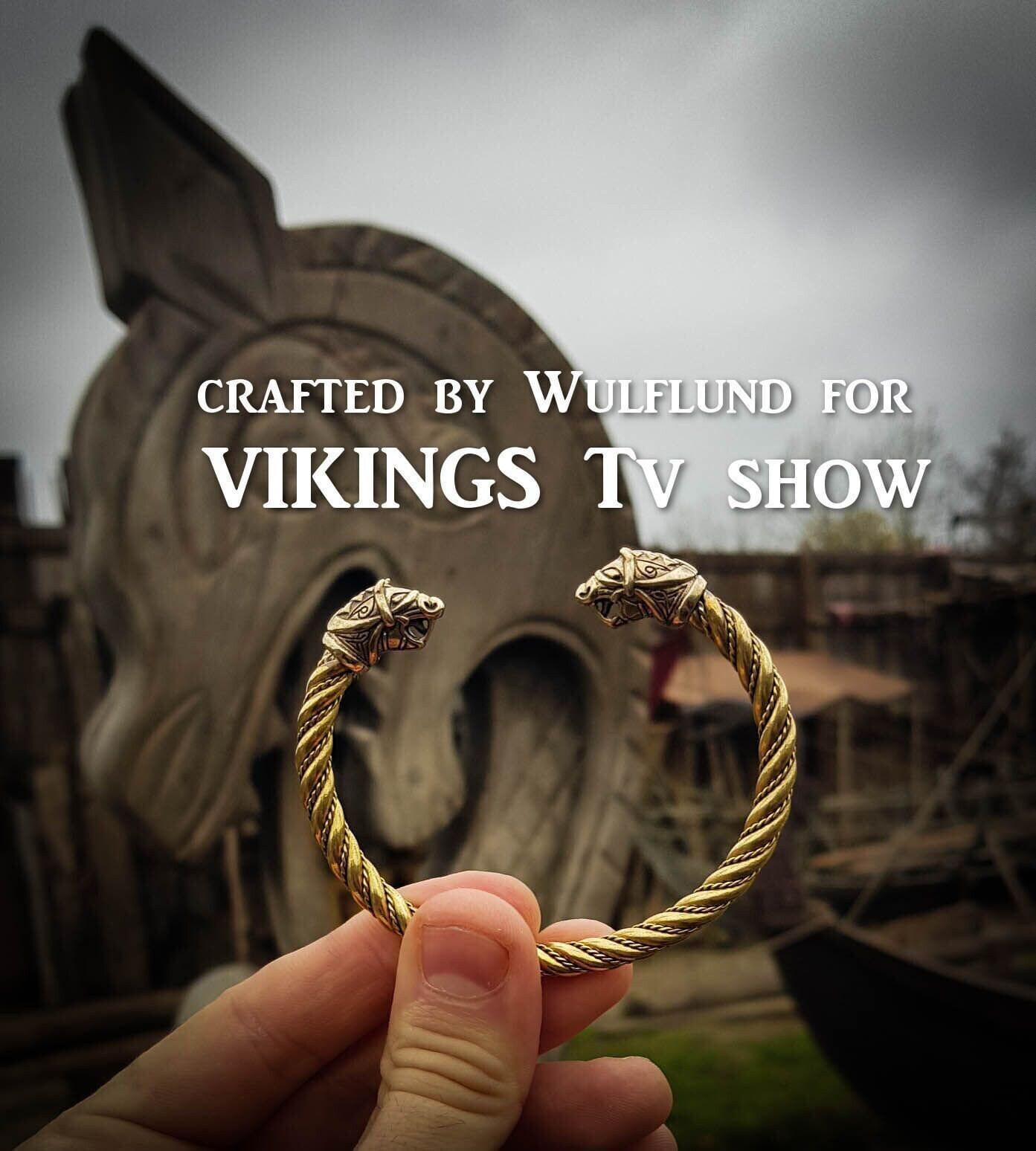 FLOKI COLLECTIBLE Viking BRACELET Brass Beast Head Collector's Own