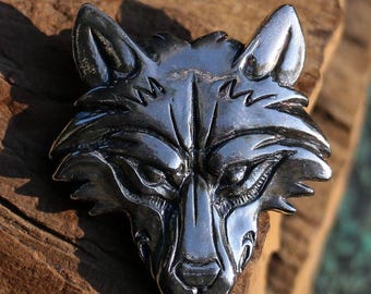 Sterling Silver Wolf Pendant - Vuk