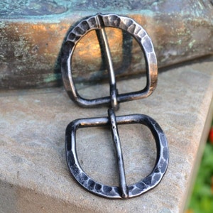 Hand Forged Historical Belt Buckle Accessory for Leather Belts