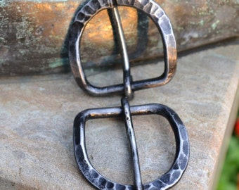 Hand Forged Historical Belt Buckle Accessory for Leather Belts