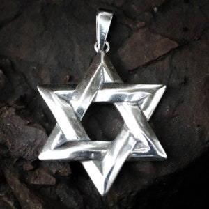 Star of DAVID, large pendant/amulet, ag925 sterling silver