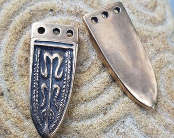 Bronze Strap End - Early Medieval