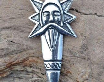 Sterling Silver Perun Pendant