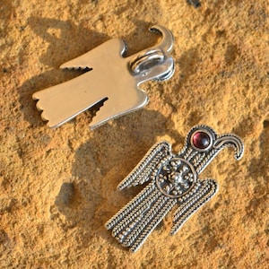 Anglo-Saxon Bird Pendant/Amulet, early medieval, ag925 sterling silver