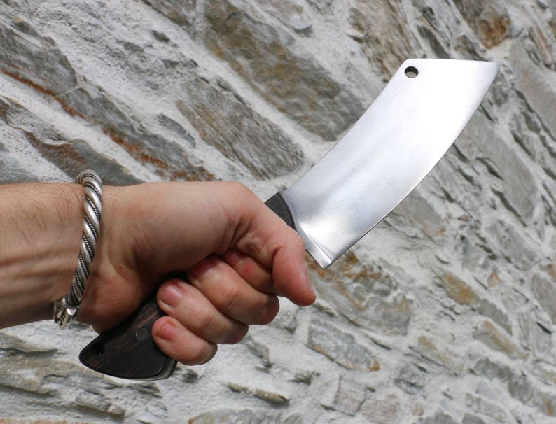 Santoku Cleaver Hand Made Knife Knives Inspired by Etsy