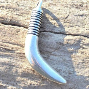 Sterling Silver Viking Tusk Pendant