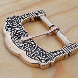 VIKING BUCKLE BRONZE Viking Buckle Gokstad Norway Museum Replica Buckles for Belts Living History Norse Jewelry Norvegian Pagan Belt