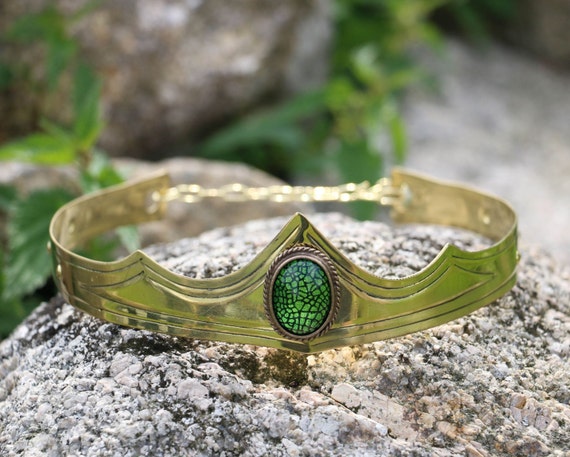 Royal Medieval Celtic Silver King Prince Crown Halloween Costume Accessory