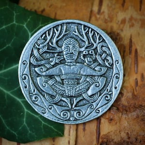 CERNUNNOS Celtic Necklace Herne Horned God deer necklace inspired by celtic mythology and viking jewellery